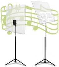 Manhasset Acoustic Shield Music Stand Design